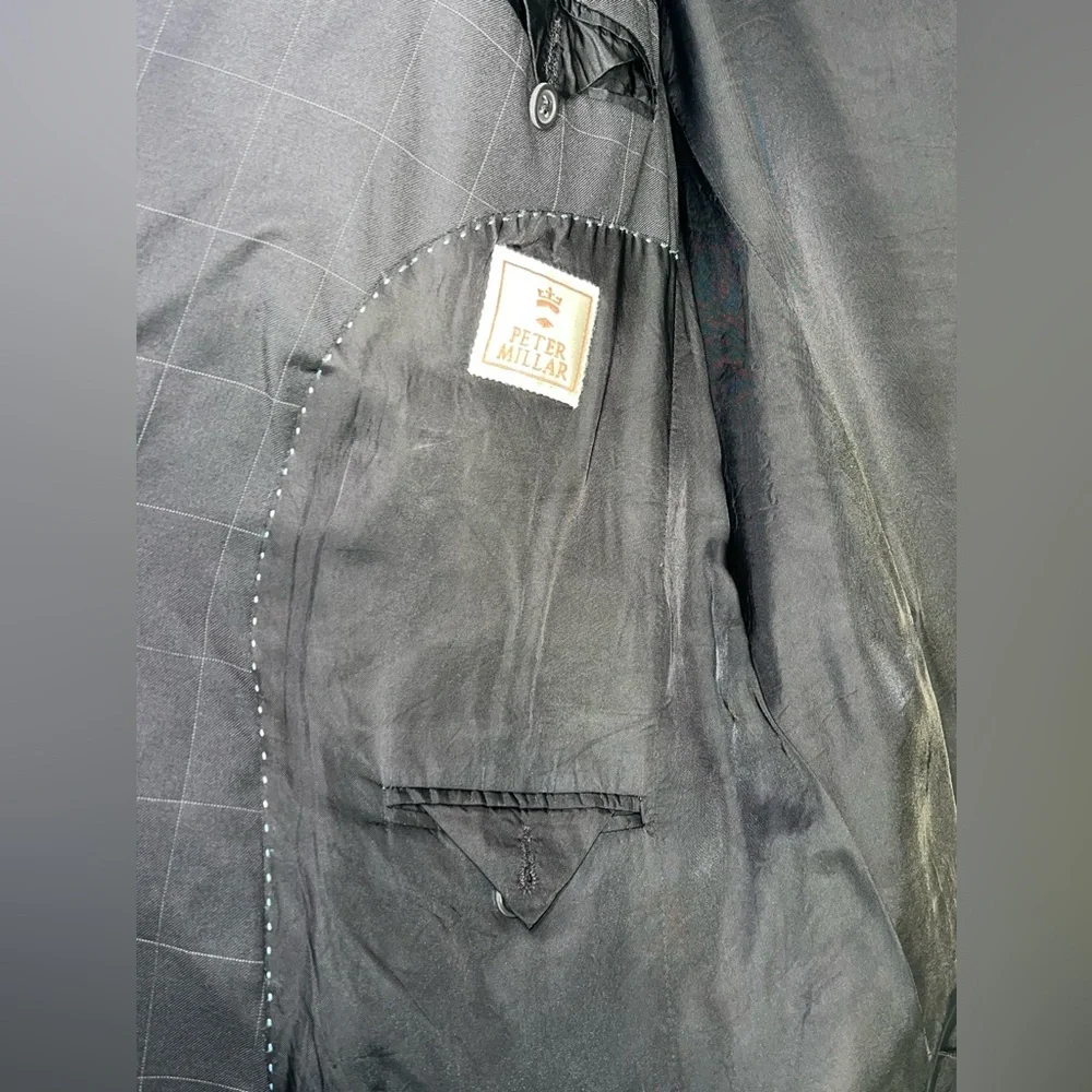 Peter Millar Sport Blazer 100% Wool Men’s 44 Tall‎ CA00429 EUC